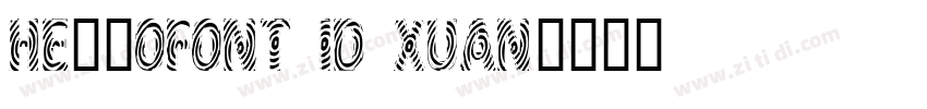 Hellofont ID xuan字体转换